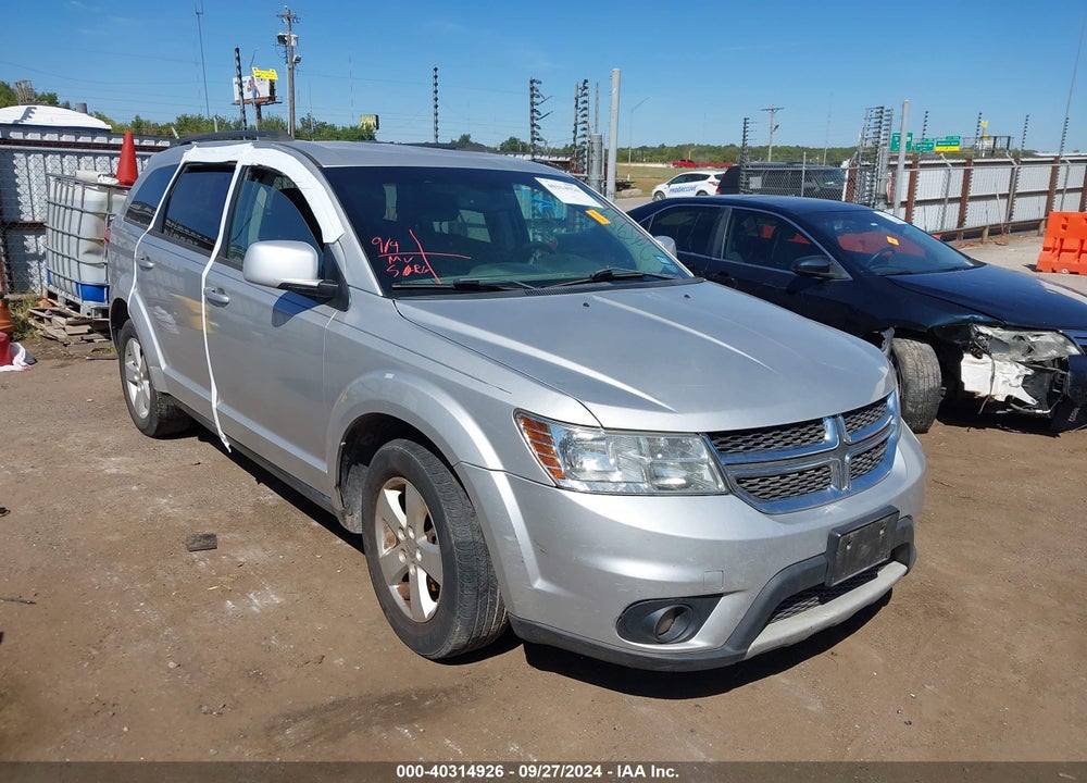 2012 DODGE JOURNEY SXT VIN: 3C4PDCBG0CT203959