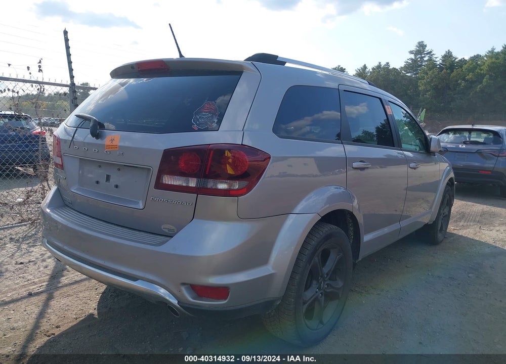 2018 DODGE JOURNEY VIN: 3C4PDDGG6JT364490