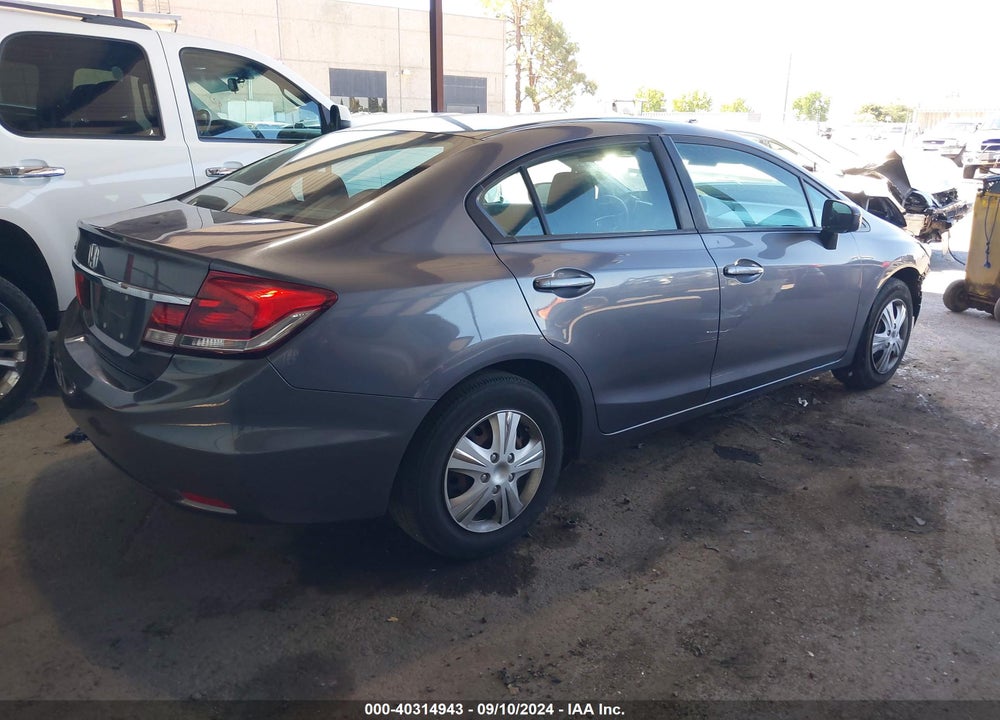 2014 HONDA CIVIC LX VIN: 19XFB2F53EE051560