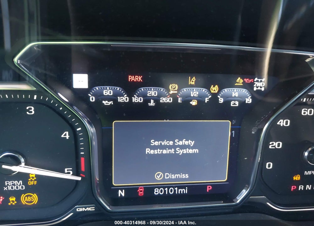 2022 GMC SIERRA 2500HD 4WD STANDARD BED AT4 VIN: 1GT49PEY1NF324240