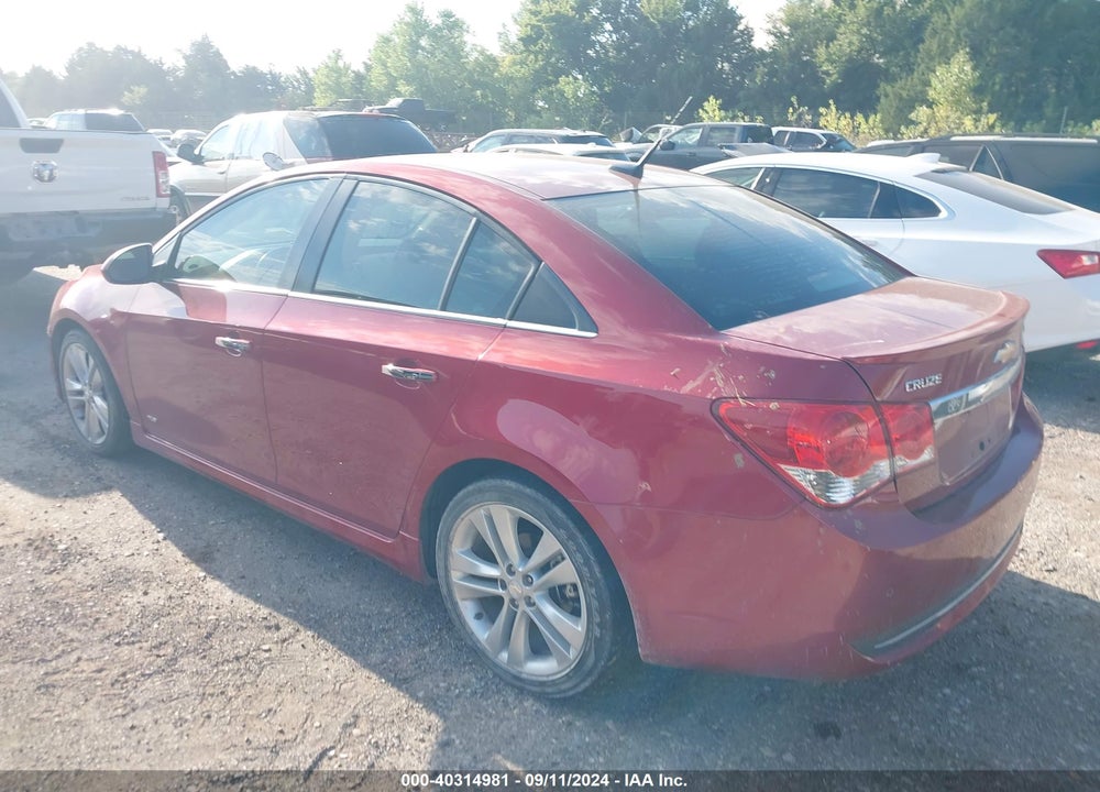 2013 CHEVROLET CRUZE LTZ VIN: 1G1PG5SB3D7228067