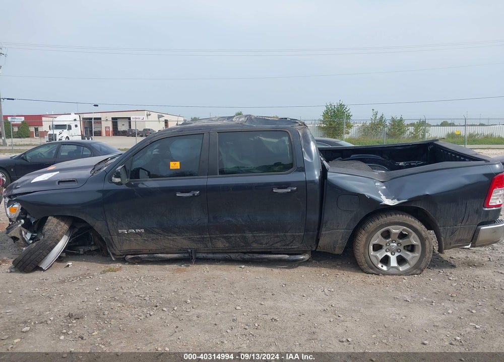 2019 RAM 1500 BIG HORN/LONE STAR 4X4 5'7 BOX VIN: 1C6RRFFG1KN818144