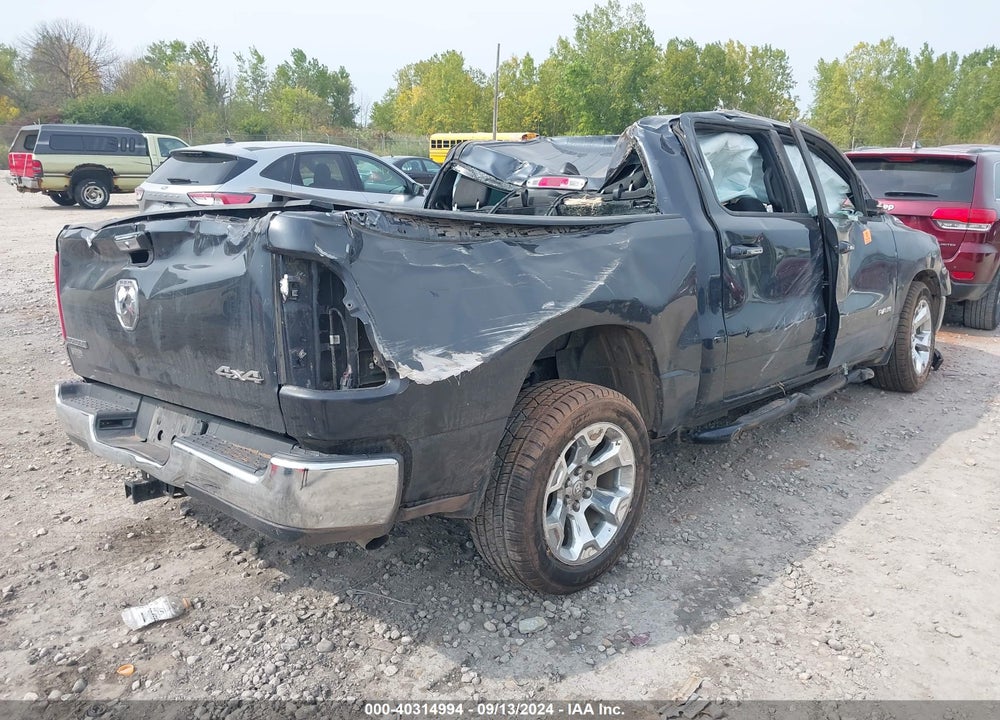 2019 RAM 1500 BIG HORN/LONE STAR 4X4 5'7 BOX VIN: 1C6RRFFG1KN818144