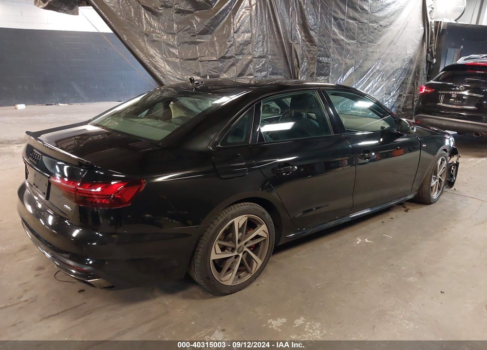 2023 AUDI A4 PREMIUM PLUS 45 TFSI S LINE QUATTRO S TRONIC VIN: WAUEAAF40PA002982