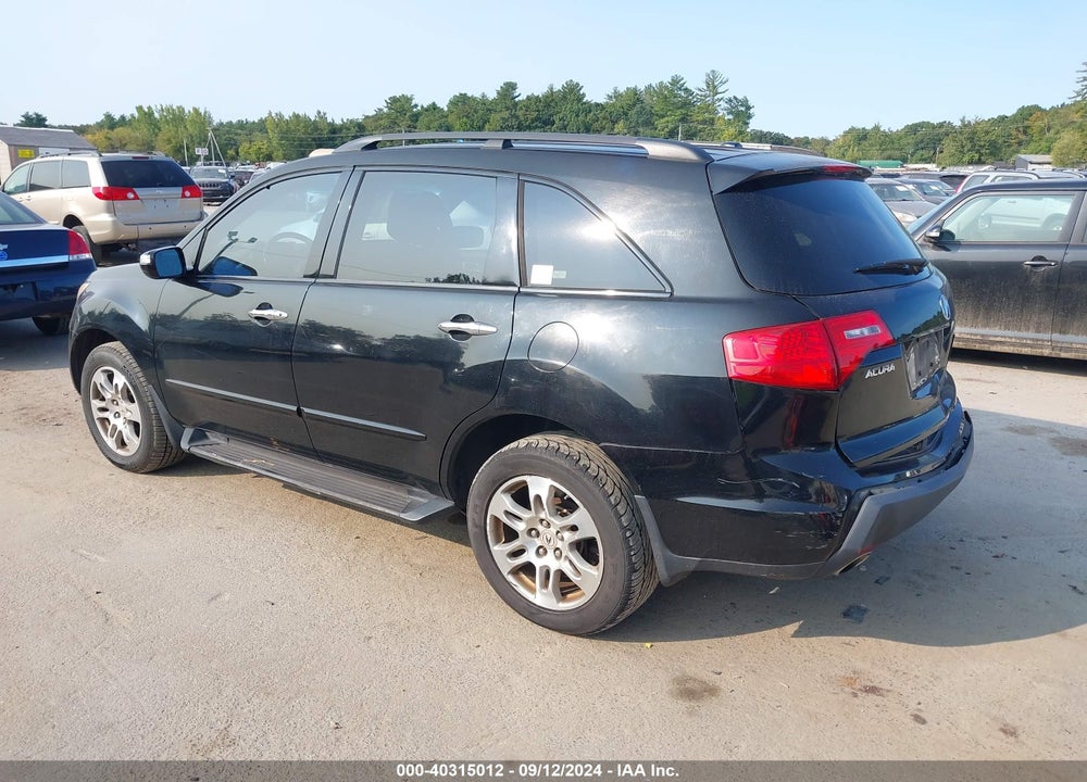 2009 ACURA MDX VIN: 2HNYD28229H520714