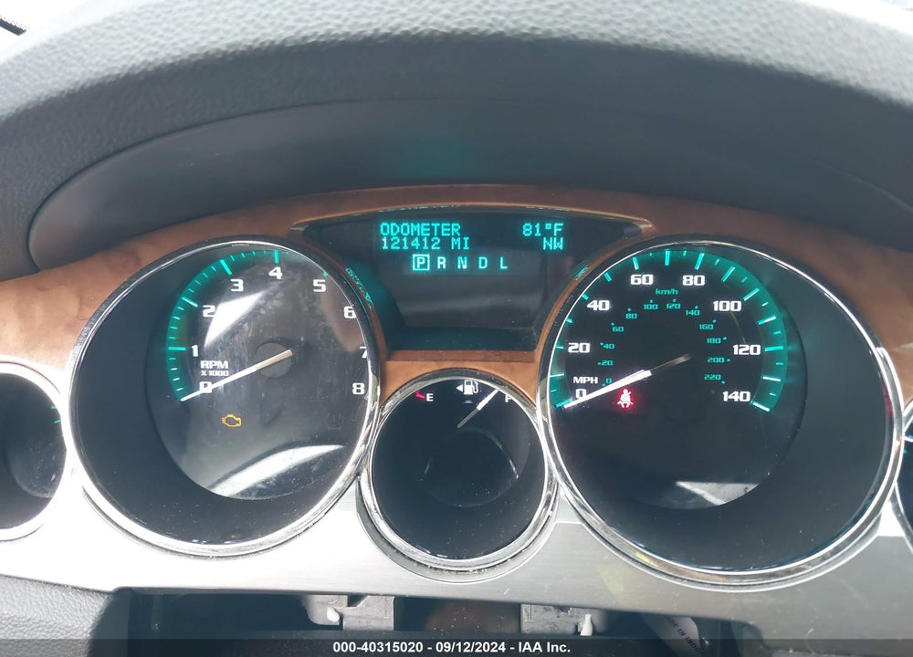 2012 BUICK ENCLAVE LEATHER VIN: 5GAKRCED6CJ424732