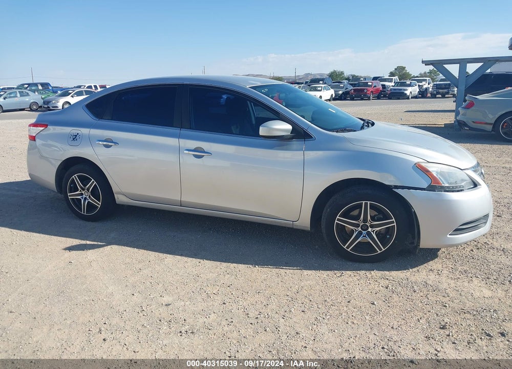 2014 NISSAN SENTRA S VIN: 3N1AB7AP9EY326298
