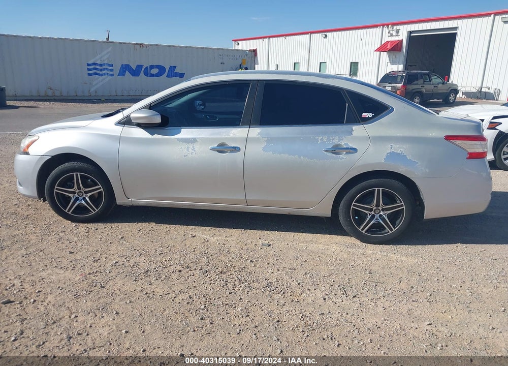 2014 NISSAN SENTRA S VIN: 3N1AB7AP9EY326298