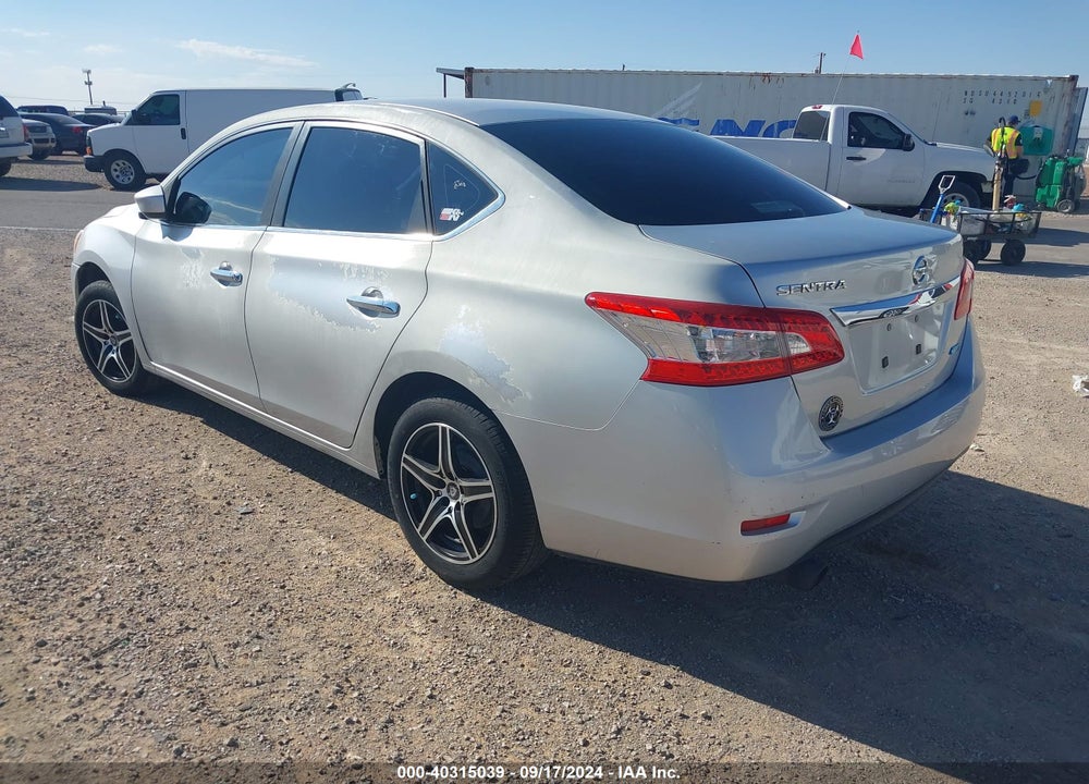 2014 NISSAN SENTRA S VIN: 3N1AB7AP9EY326298