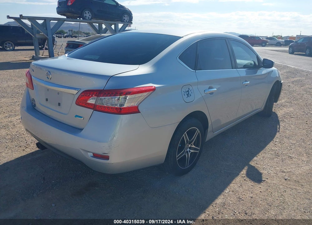 2014 NISSAN SENTRA S VIN: 3N1AB7AP9EY326298