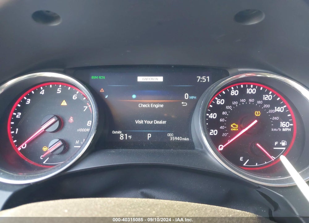 2019 TOYOTA CAMRY XSE VIN: 4T1B61HK5KU831150