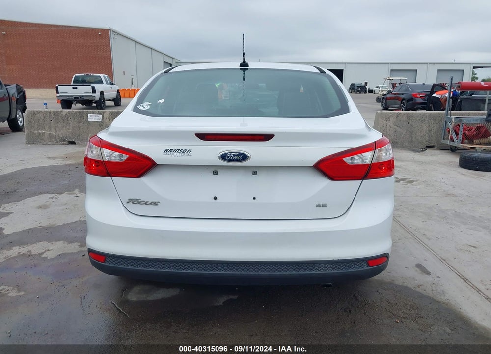 2012 FORD FOCUS SE VIN: 1FAHP3F26CL201418