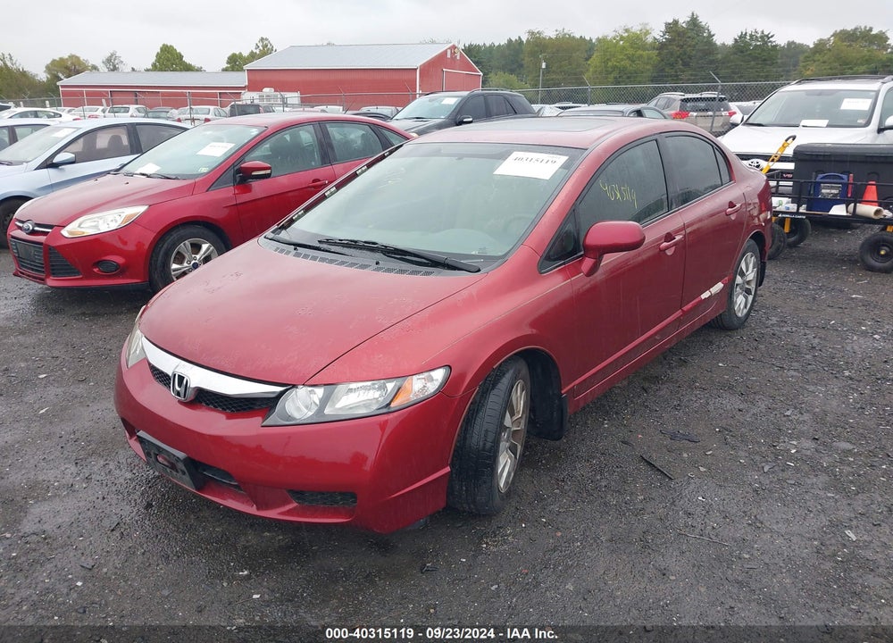 2009 HONDA CIVIC EX VIN: 2HGFA16849H508198