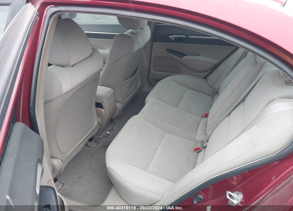 2009 HONDA CIVIC EX VIN: 2HGFA16849H508198