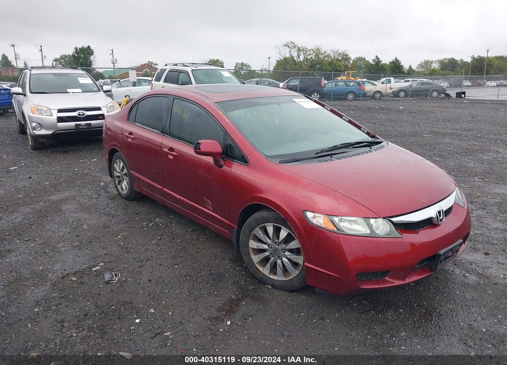 2009 HONDA CIVIC EX VIN: 2HGFA16849H508198