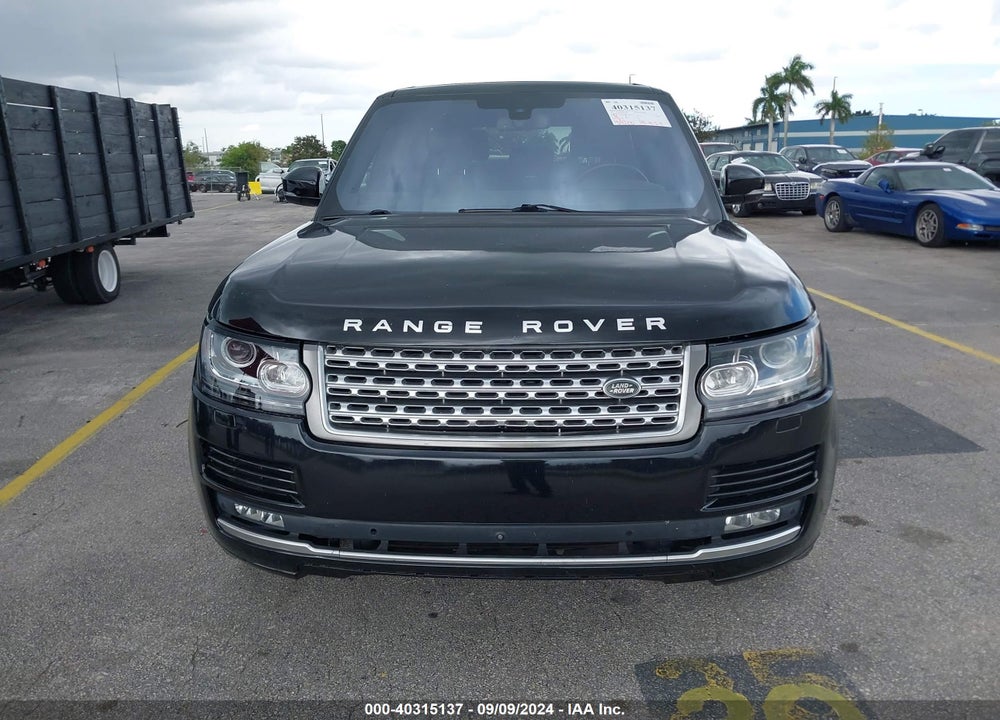 2016 LAND ROVER RANGE ROVER 5.0L V8 SUPERCHARGED VIN: SALGS2EF0GA262552