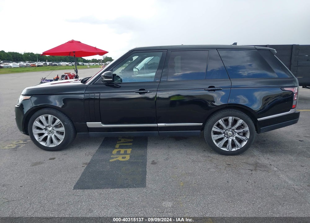 2016 LAND ROVER RANGE ROVER 5.0L V8 SUPERCHARGED VIN: SALGS2EF0GA262552