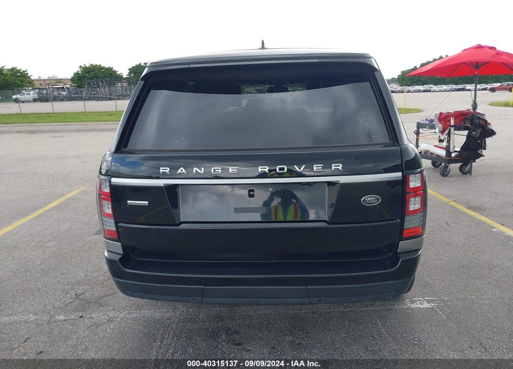 2016 LAND ROVER RANGE ROVER 5.0L V8 SUPERCHARGED VIN: SALGS2EF0GA262552