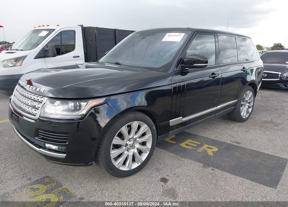 2016 LAND ROVER RANGE ROVER 5.0L V8 SUPERCHARGED VIN: SALGS2EF0GA262552