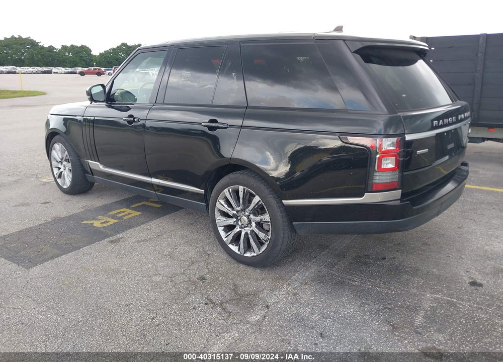2016 LAND ROVER RANGE ROVER 5.0L V8 SUPERCHARGED VIN: SALGS2EF0GA262552