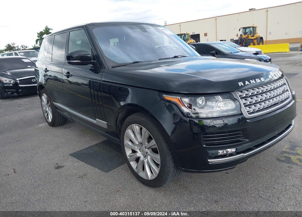 2016 LAND ROVER RANGE ROVER 5.0L V8 SUPERCHARGED VIN: SALGS2EF0GA262552