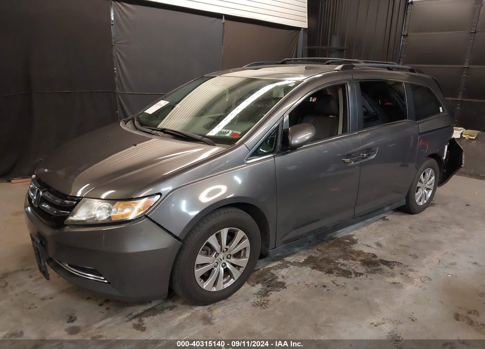 2016 HONDA ODYSSEY EX-L VIN: 5FNRL5H68GB044442