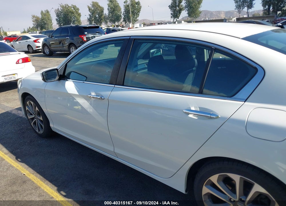2014 HONDA ACCORD SPORT VIN: 1HGCR2F5XEA033656