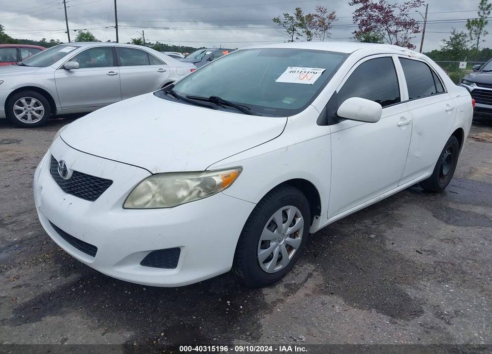 2010 TOYOTA COROLLA LE VIN: 2T1BU4EE0AC300556