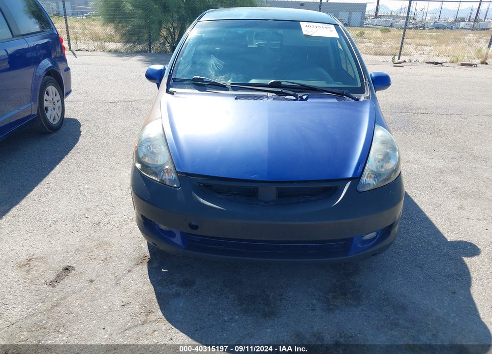 2008 HONDA FIT SPORT VIN: JHMGD38608S019076