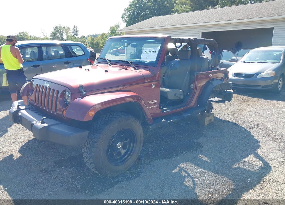 2007 JEEP WRANGLER SAHARA VIN: 1J4FA54107L127437