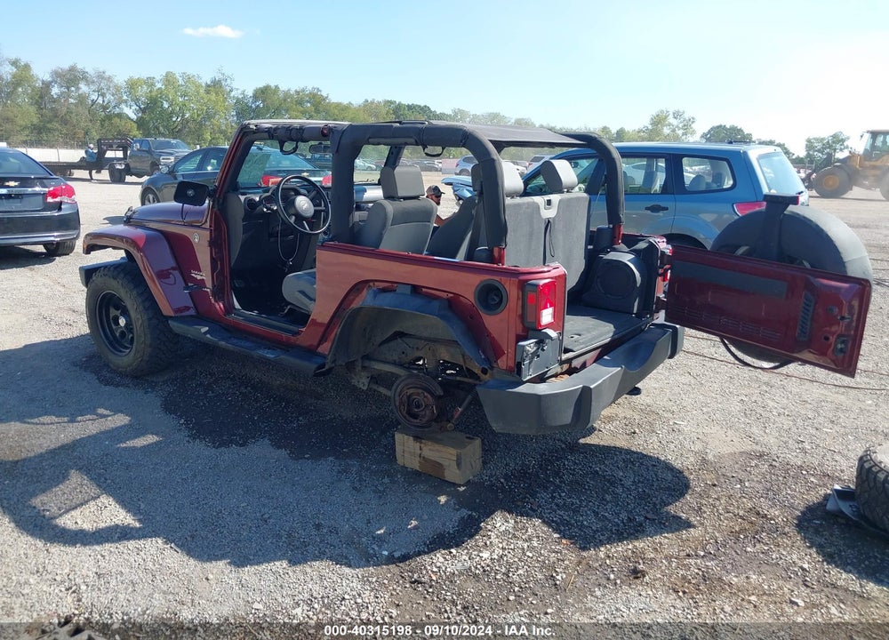 2007 JEEP WRANGLER SAHARA VIN: 1J4FA54107L127437