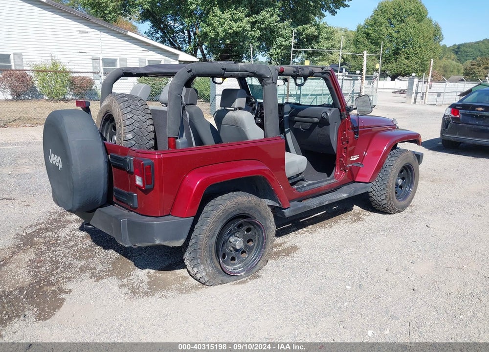 2007 JEEP WRANGLER SAHARA VIN: 1J4FA54107L127437
