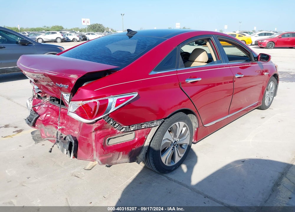 2014 HYUNDAI SONATA HYBRID LIMITED VIN: KMHEC4A42EA107621