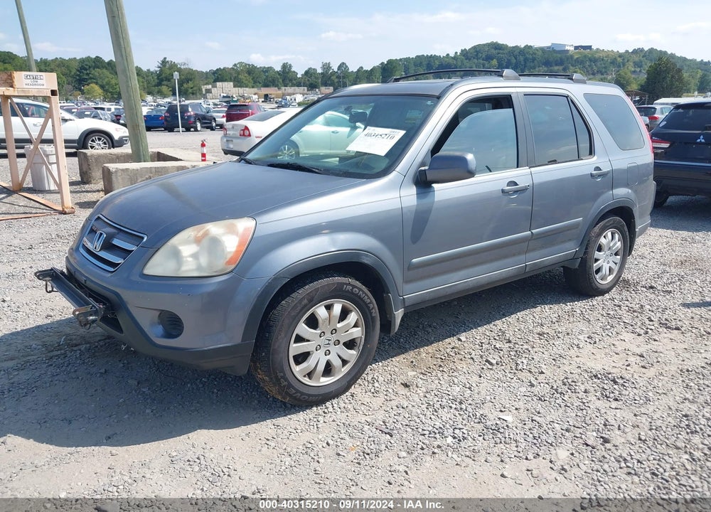 2006 HONDA CR-V SE VIN: SHSRD78976U422728