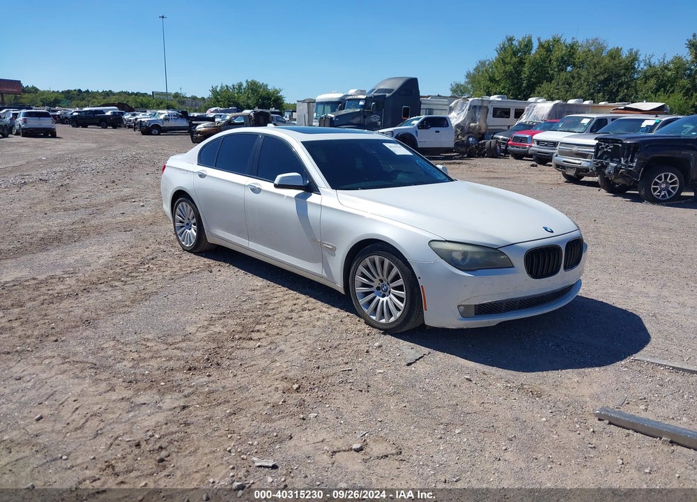 2009 BMW 750I VIN: WBAKA83579CY34660