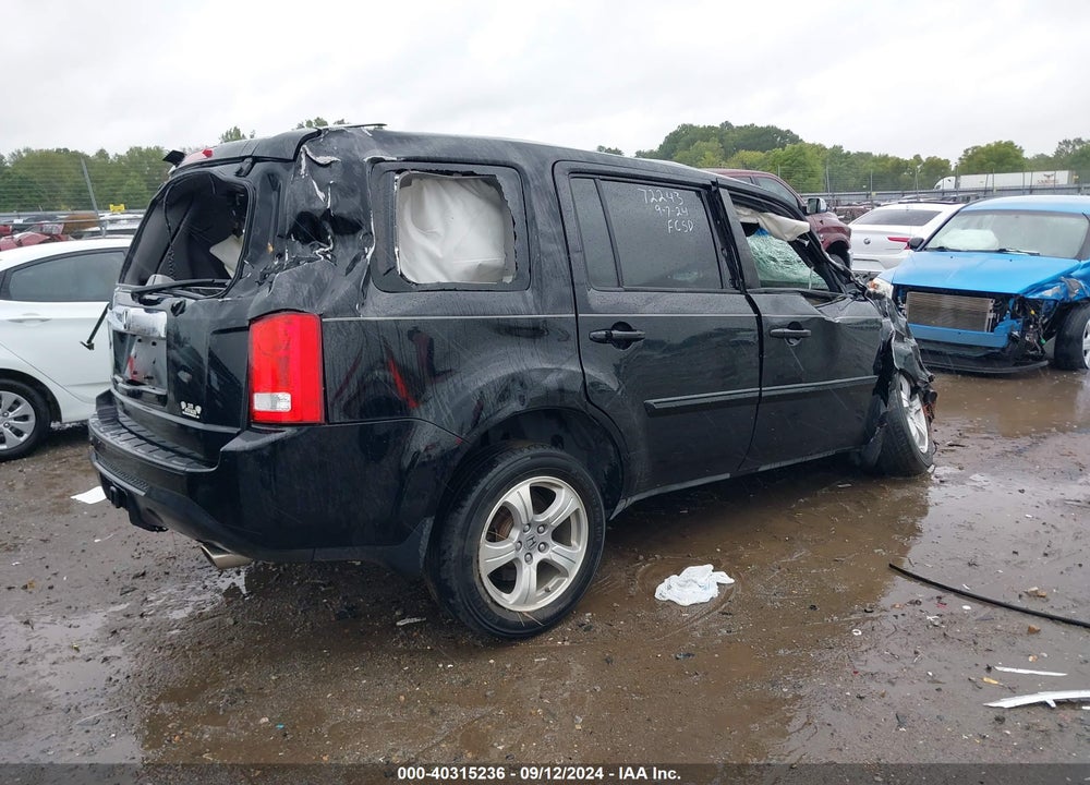 2012 HONDA PILOT EX-L VIN: 5FNYF3H58CB011000