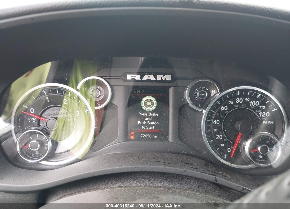 2020 RAM 2500 BIG HORN 4X4 6'4 BOX VIN: 3C6UR5DL3LG251448
