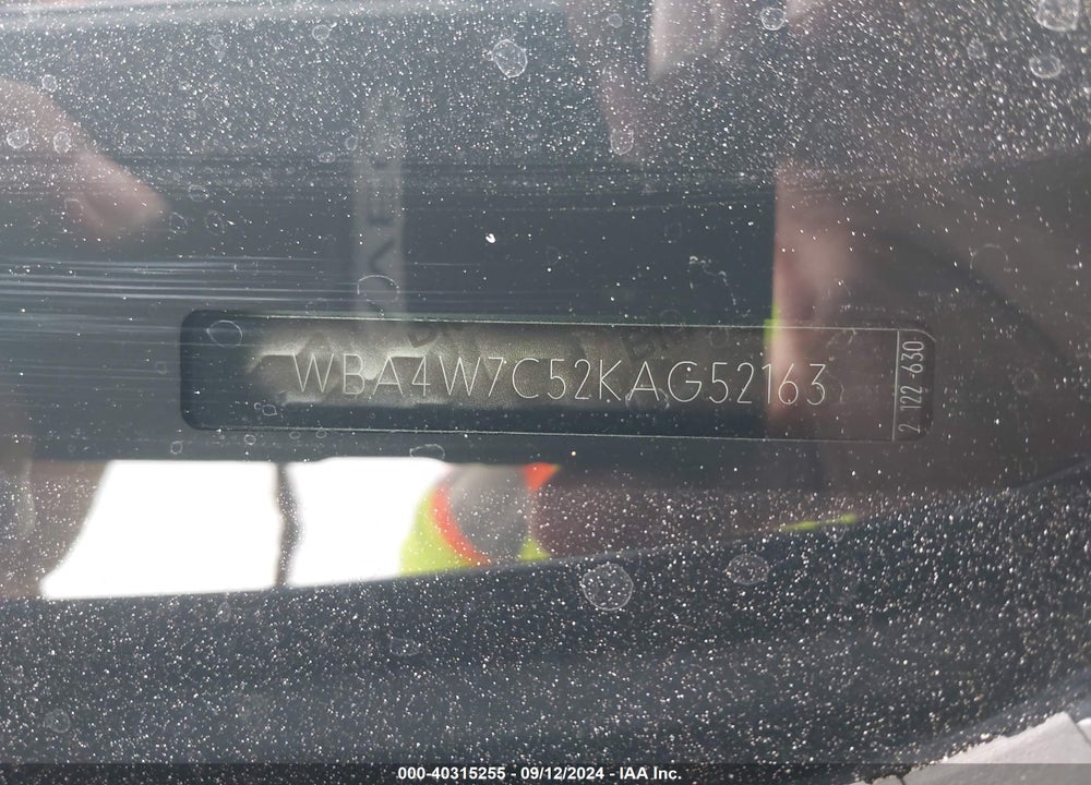 2019 BMW 440I VIN: WBA4W7C52KAG52163