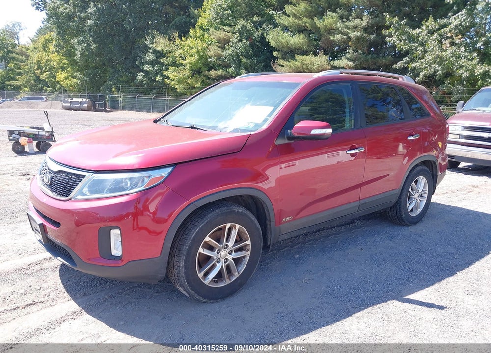 2014 KIA SORENTO LX VIN: 5XYKTCA62EG532212