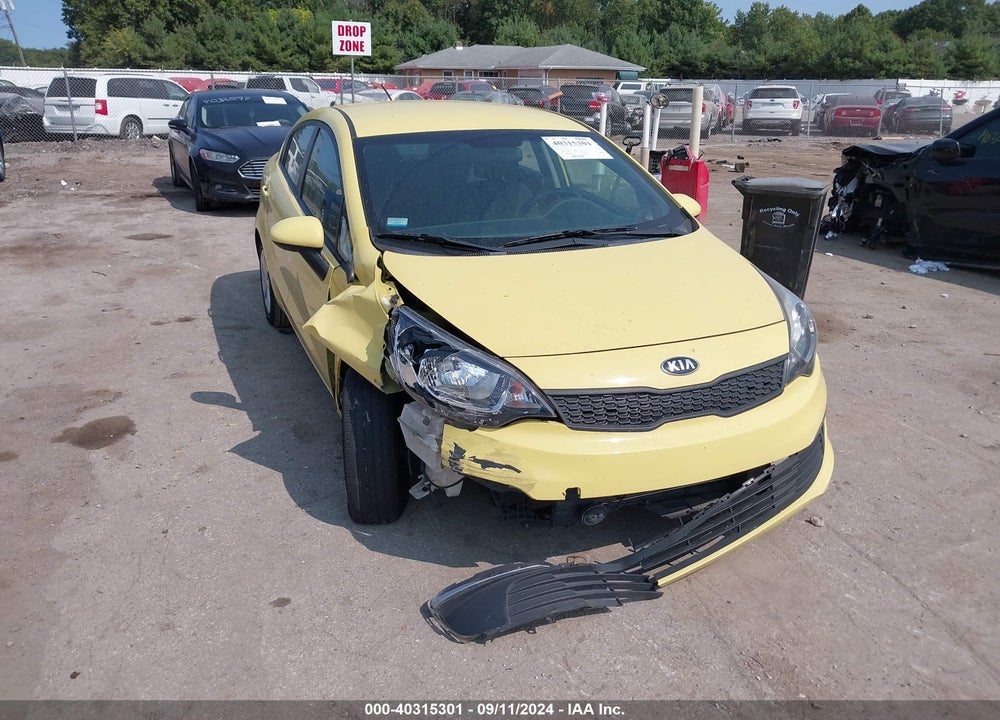 2016 KIA RIO LX VIN: KNADM4A39G6657776