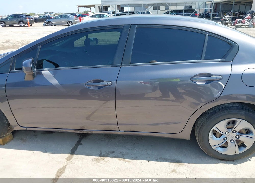 2014 HONDA CIVIC LX VIN: 19XFB2F58EE047844