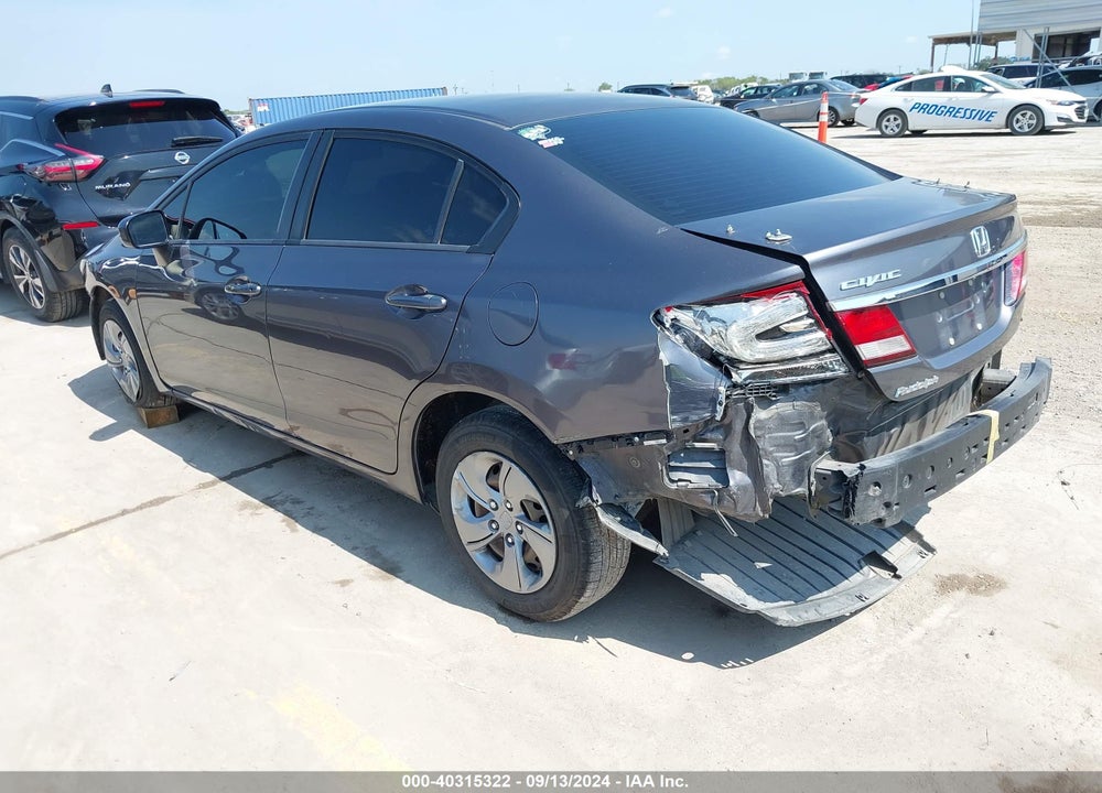 2014 HONDA CIVIC LX VIN: 19XFB2F58EE047844