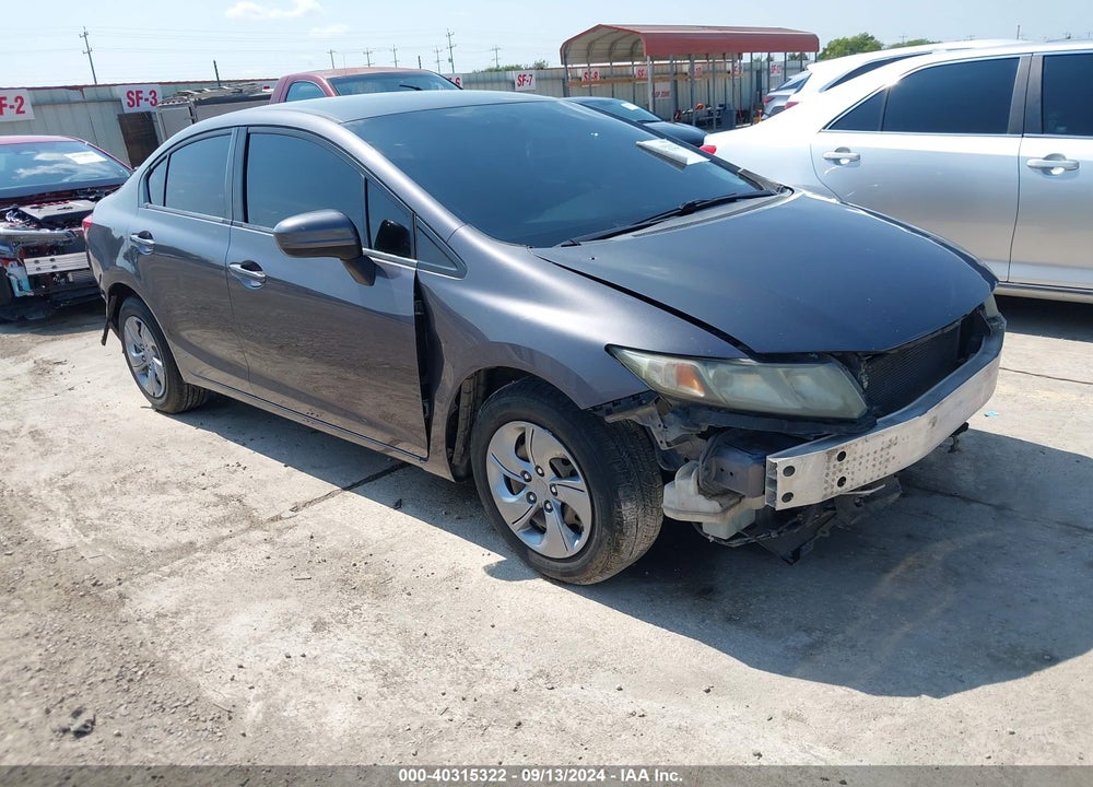 2014 HONDA CIVIC LX VIN: 19XFB2F58EE047844