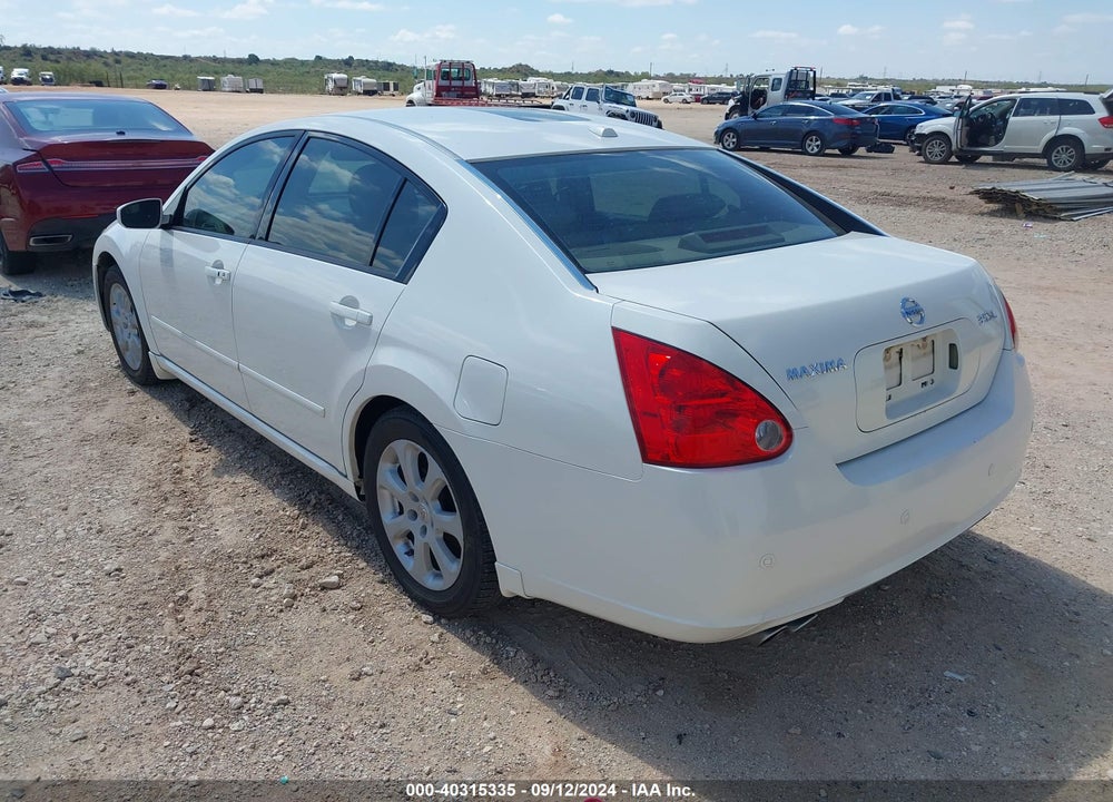 2008 NISSAN MAXIMA 3.5 SL VIN: 1N4BA41E58C826138