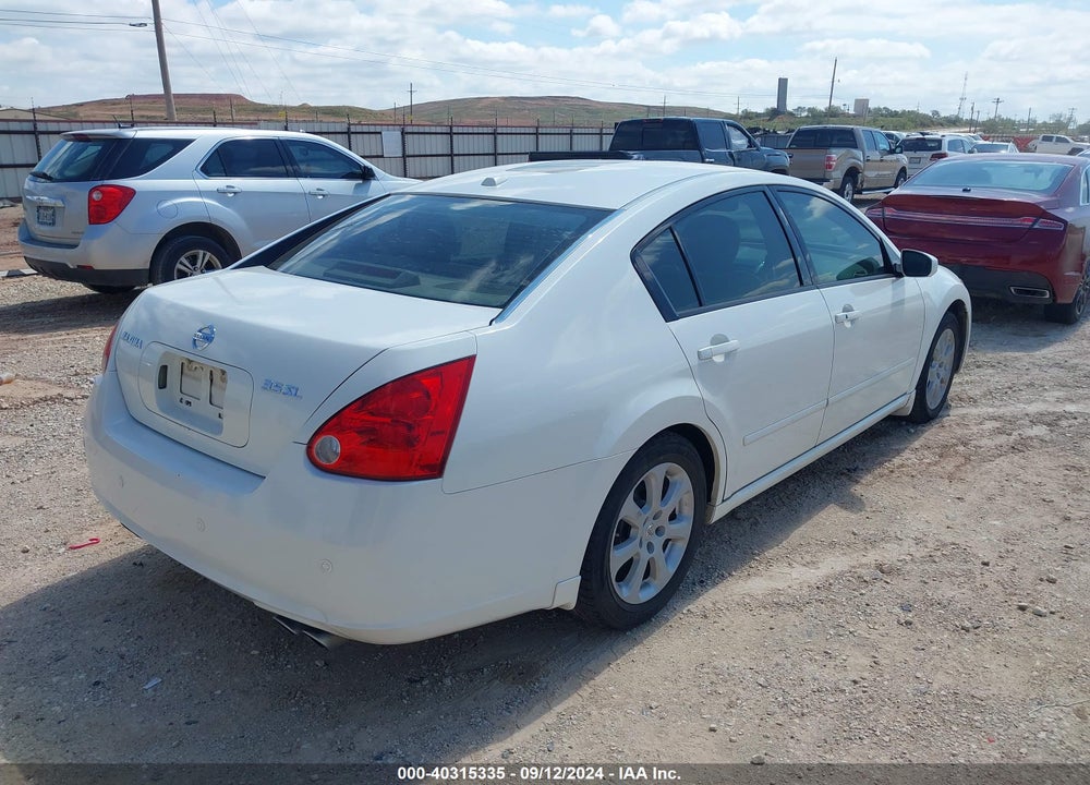 2008 NISSAN MAXIMA 3.5 SL VIN: 1N4BA41E58C826138