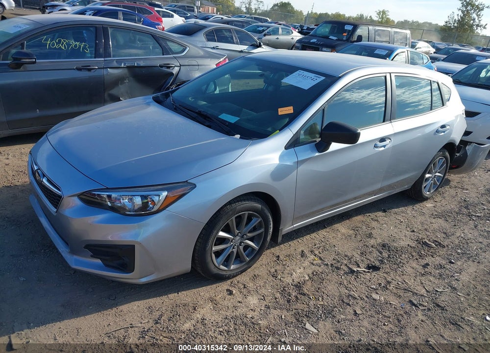2019 SUBARU IMPREZA 2.0I VIN: 4S3GTAB60K3707579