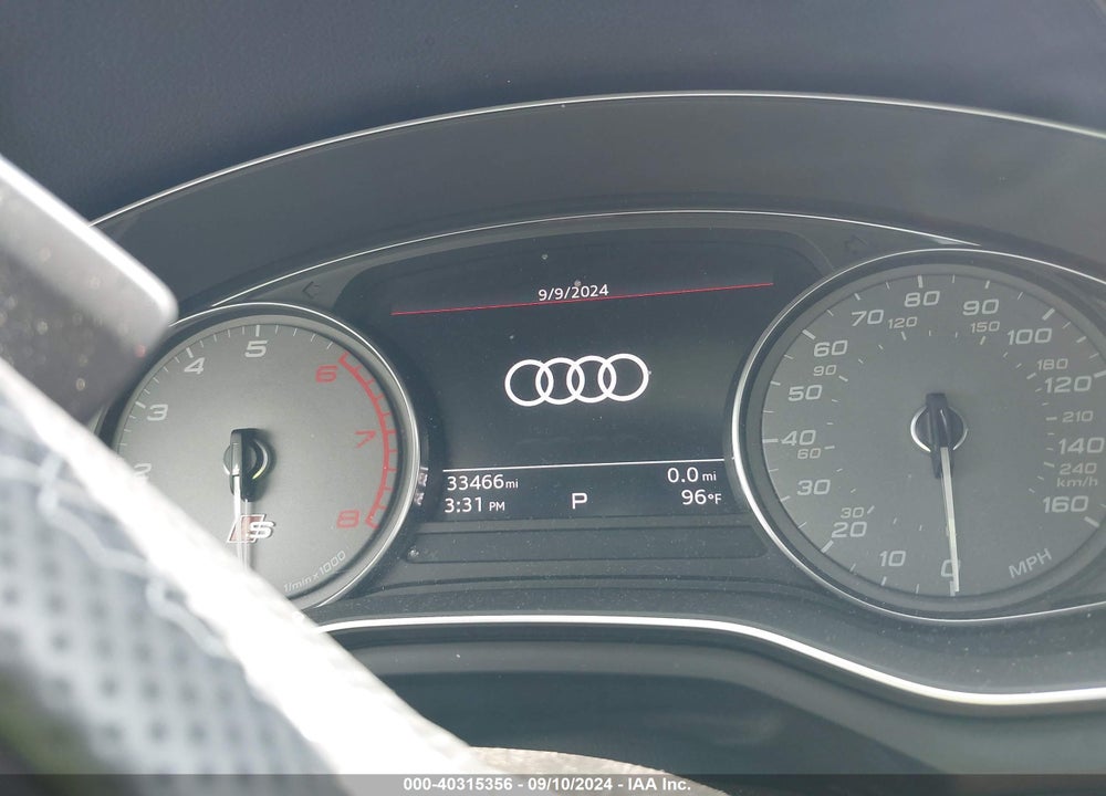 2022 AUDI S5 SPORTBACK PREMIUM TFSI QUATTRO TIPTRONIC VIN: WAUA4CF55NA032180