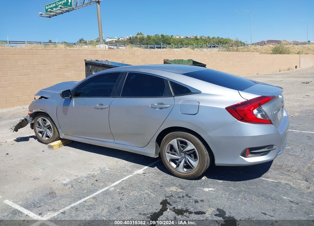2019 HONDA CIVIC LX VIN: 2HGFC2F69KH523624
