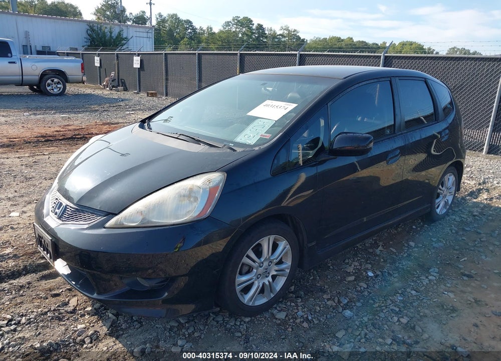 2009 HONDA FIT SPORT VIN: JHMGE884X9S038387