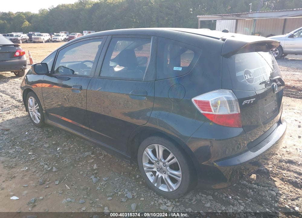 2009 HONDA FIT SPORT VIN: JHMGE884X9S038387